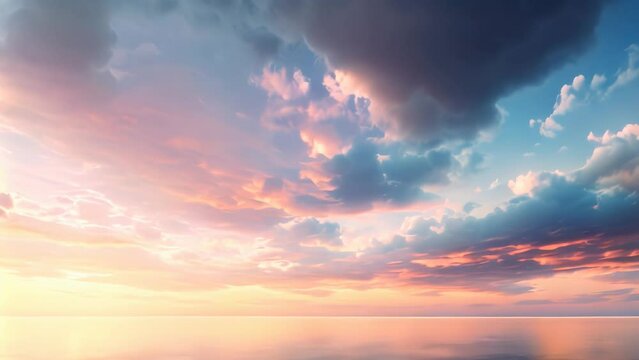 pastel background of sky