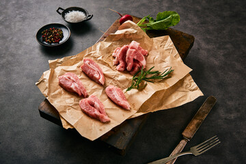 delicious meat on a plate