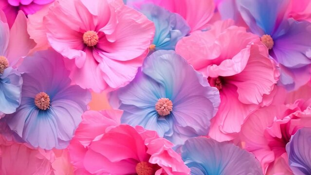 floral background pink