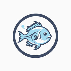 Fish Logo Design Very Cool Concept