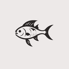 Fish Logo Design Very Cool Concept