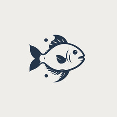 Fish Logo Design Very Cool Concept