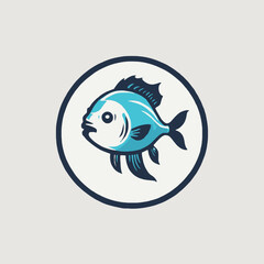 Fish Logo Design Very Cool Concept 