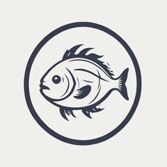Fish Logo Design Very Cool Concept 
