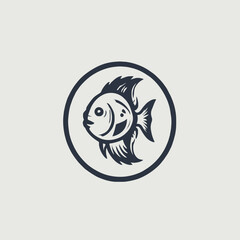 Fish Logo Design Very Cool Concept 