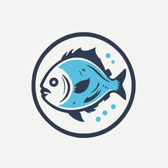 Fish Logo Design Very Cool Concept 