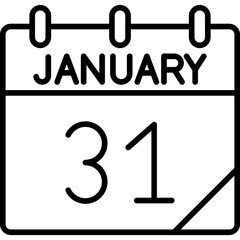 31 January icon