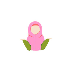 cute woman wearing a hijab posing person