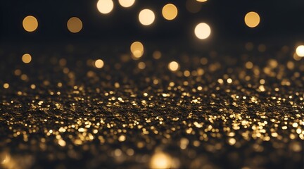 black and gold bokeh, gold and silver, dark, depth of field, defocus, haze, golden lights, blue and gold background, luxury feeling, blue night lights, dark background, party - obrazy, fototapety, plakaty