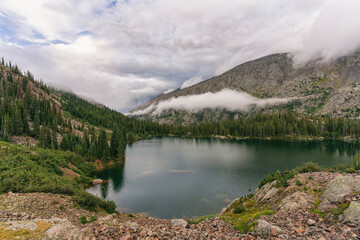 Harvey Lake in the Holy Cross Wilderness, Colorado