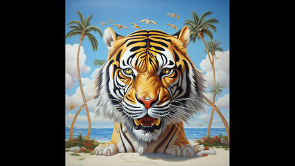 salvador dali 2023 tiger in miami