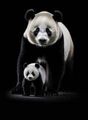 I've created an illustration based on your description It's a charming depiction of a baby panda...