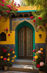 entrance to the temple