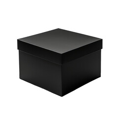 simple black box isolated on white