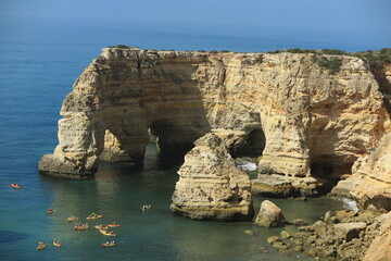 Fototapeta na wymiar Praia da Marinha, Algarve