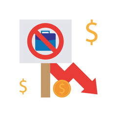 Economy Crisis Illustration