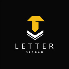 Minimalist HV Letter Logo, VH Logo Modern and Luxury Icon Vector Template Element