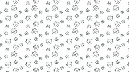 Seamless pattern geometric background  wallpaper design. Vector texture of geometric colorful design image.