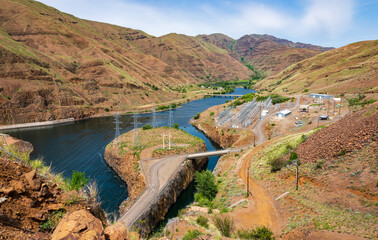 Snake River at Hells Canyon National Recreation Area in Oregon and Idaho