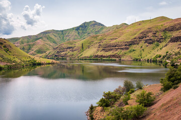 Snake River at Hells Canyon National Recreation Area in Oregon and Idaho