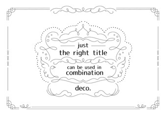 フレーム_ベクター素材_ちょうどいいタイトルあしらい	