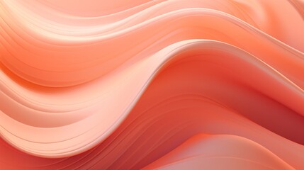 Fototapeta premium Abstract peach fuzz color waves