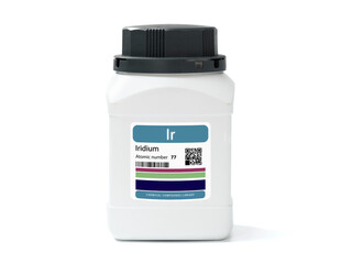  Iridium chemical element with the symbol Ir