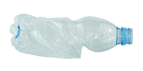 plastic bottle waste isolated element
