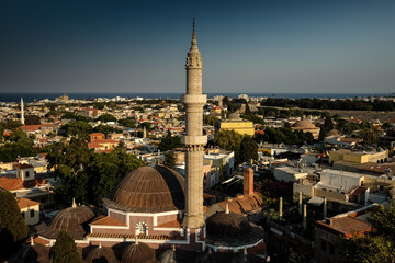 Naklejka premium View of the Island of Rhodes, Greece