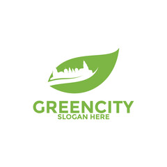 Green City Logo icon , Good City logo vector template