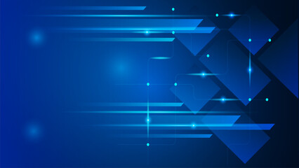 Abstract futuristic technology background,abstract blue background - obrazy, fototapety, plakaty
