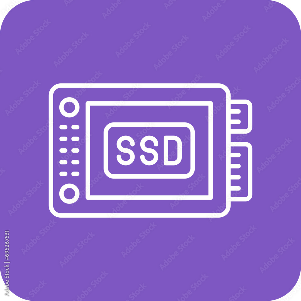 Wall mural Ssd Icon