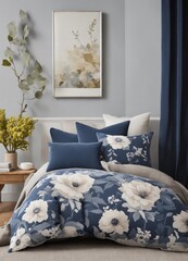 MUTED FLORAL DECORATIVE ACCENT PILLOWS