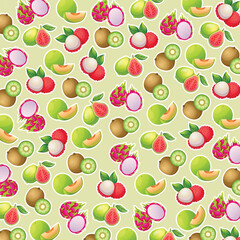 Fruit pattern background design