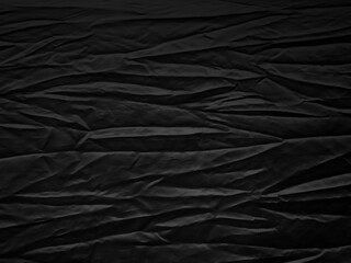 Black vinyl pattern texture background. Plastic sheet. Abstract concept for background.