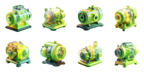 3d small electric generator Artificial Intelligence Generative