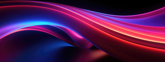 Dynamic colorful light wave lines, business or product presentation backdrop, futuristic smoke background modern texture	