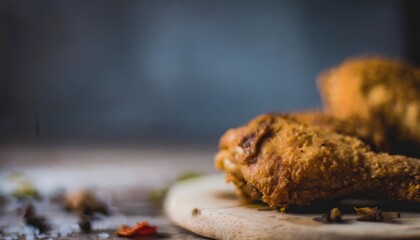 Copy Space image of Breaded chicken