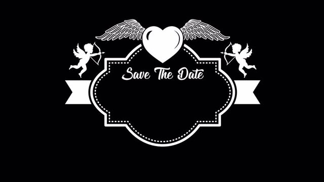 Wedding invitation Ornament Title Animation #18