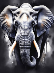 elephant painting artwork