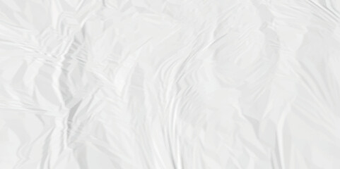 White crumpled paper texture . White wrinkled paper texture. White paper texture . White crumpled and top view textures can be used for background of text or any contents .