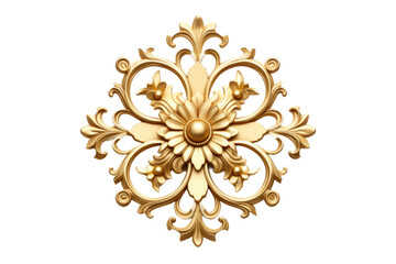 Opulent Ornament Collection Isolated On Transparent Background