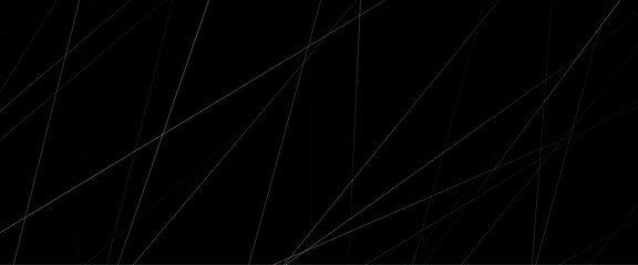 Vector black background with diagonal striped black line design with black with white lines, triangles background modern design and dark background of intersecting lines in gray colors. - obrazy, fototapety, plakaty