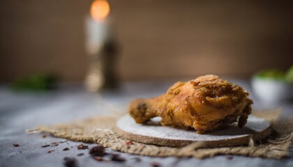 Copy Space image of Breaded chicken