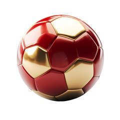 Fototapeta premium Soccer ball isolated on transparent background
