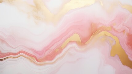 Fototapeta na wymiar Luxurious abstract pink, gold, and white marble textures. Generative AI