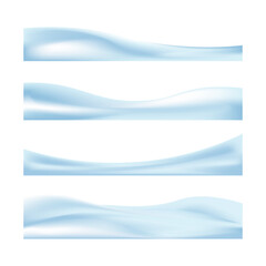 Obraz premium Realistic snowdrifts isolated on white background. Winter snowy abstract background. Frozen landscape with snow caps. Decoration for Christmas or New Year. Vector illustration