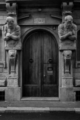 beautiful door in milan