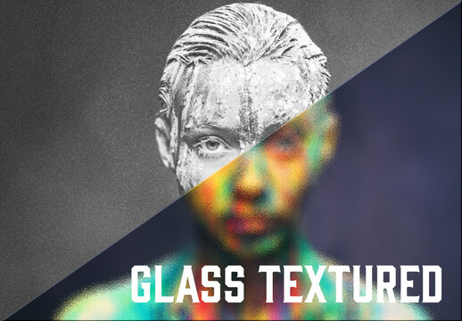 Glass Textured Effect