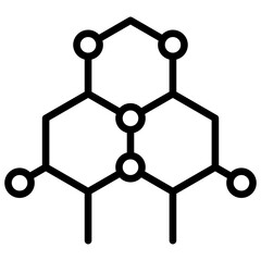 Chemical Structure Icon